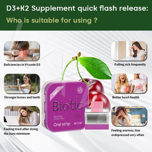 Tiras Bucales con Sabor a Cereza de Disolución Rápida Personalizables, Suplementos Orales en Película Delgada para Adolescentes, Disolución Instantánea al por Mayor - Product Image 6