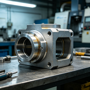 Profilé en aluminium industriel haute résistance usiné sur mesure par CNC avec perçage par électroérosion à fil pour l'usinage par TECH-KING - Product Image 1