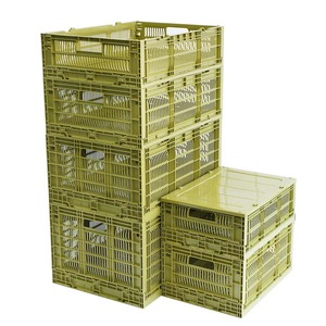 Wholesale Food Grade Storage Baskets With Lids Storage Stackable Plastic Bins