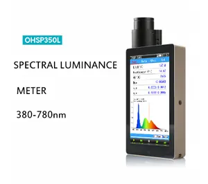 OHSP350 380-780nm 핸드 헬드 led 조명 테스터는 CCT CRI 스펙트럼 데이터를 테스트합니다.