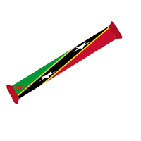 Écharpe tricotée personnalisée avec le drapeau national d'Haïti, écharpe douce en polyester à franges pour les trajets quotidiens et les activités de plein air