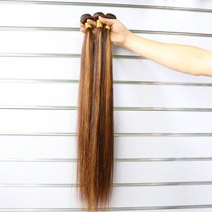 P4/30 Color Piano Mink Straight Brazilian Raw Virgin 100% Human Hair Bundles,12A <b>12</b> To 30 Inches Raw Mink Bundle Hair Vendors - Product Image 1