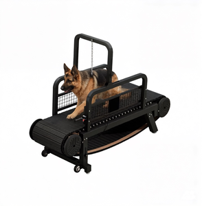 Tapis roulant manuel pour chien avec cadre en acier et bande de course en tapis pour chiens de taille moyenne à grande, non électrique, étanche, entraîneur d'agilité - Product Image 1