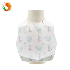 Soft baby bibs oem manufacturer infant disposable leakproof travel bibs for toddlers babies feeding and traveling