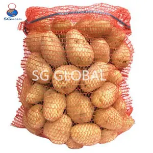 Mesh Net Sack Bag 55*95cm 54*90cm 25kg 30kg 50kg For Potatoes Onions Fruit Vegetables
