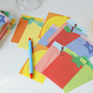 สมุดโน้ตฉีกได้ลายผลไม้สีสันสดใส ดีไซน์สวยงาม ขนาด A5 A6 แจกตัวอย่างฟรี - Product Image 2