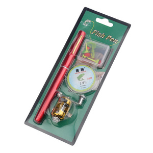NEW OEM 1.6M Children's Gift <strong>Fishing</strong> Tackle Outdoor Aluminum Alloy <strong>Pen</strong> Pocket Mini <strong>Fishing</strong> <strong>Rod</strong> With <strong>Fishing</strong> Wheel - Product Image 2
