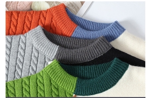 <span class=keywords><strong>Pull</strong></span> à motif torsadé pour hommes <span class=keywords><strong>Pull</strong></span> à encolure arrondie <span class=keywords><strong>Pull</strong></span> en tricot Design d'hiver <span class=keywords><strong>Pull</strong></span> en tricot personnalisé pour hommes Logo personnalisé OEM et ODM - Product Image 6