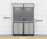 Armoire à outils en acier robuste personnalisable, 7 tiroirs, capacité de charge de 1000 kg, garantie de 5 ans, ateliers de réparation modernes, hôtels, extérieur