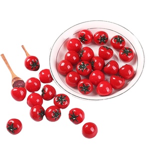 Breloque en résine en forme de petite tomate pour la fabrication de bijoux DIY, colliers et accessoires pour boucles d'oreilles - Product Image 2