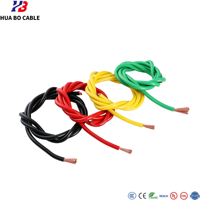 Fil de connexion électronique haute tension isolé en PVC, cuivre étamé UL10269