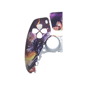 Fabricant de dessins animés sur mesure pour PS5 Silver Finish Sublimation Front Shell Touchpad pour PS5 Controller Game Repair Parts - Product Image 3
