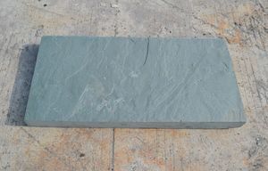 Pierre d'ardoise verte naturelle, tuiles de toiture pour maison auto-construite, <span class=keywords><strong>prix</strong></span> de gros - Product Image 2