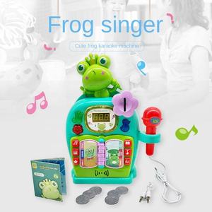 Machine de karaoké multifonctionnelle pour enfants, machine électrique éducative pour raconter des histoires, jouet d'apprentissage musical pour bébé avec microphone - Product Image 2
