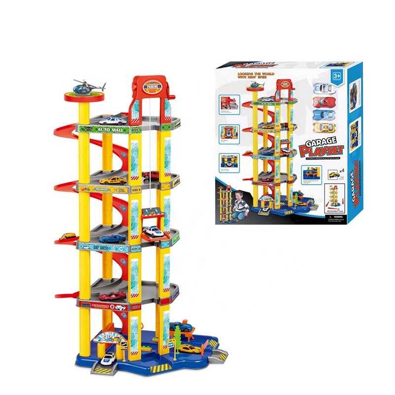 High quality educational orbit parking lot toy for children