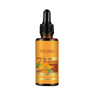 Solução Nutriente Anti-Frizz Natural Fortalecimento Restauração Cuidados Danificados Tratamento Perda Regrowth Cabelo Soro Ginger Essence - Product Image 1