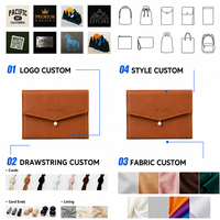 Organisateur de bijoux pliable en similicuir, pochette de voyage pour bijoux avec bouton perlé, sac de rangement personnalisé avec logo