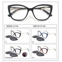 Lunettes de soleil polarisées à clip Ultem neuves d'usine, montures magnétiques pour lunettes