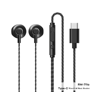Audífonos Intrauditivos Planos con Cable Tipo C, Cancelación de Ruido y Control Remoto, Aptos para Reproducción de Música en iPhone - Product Image 2