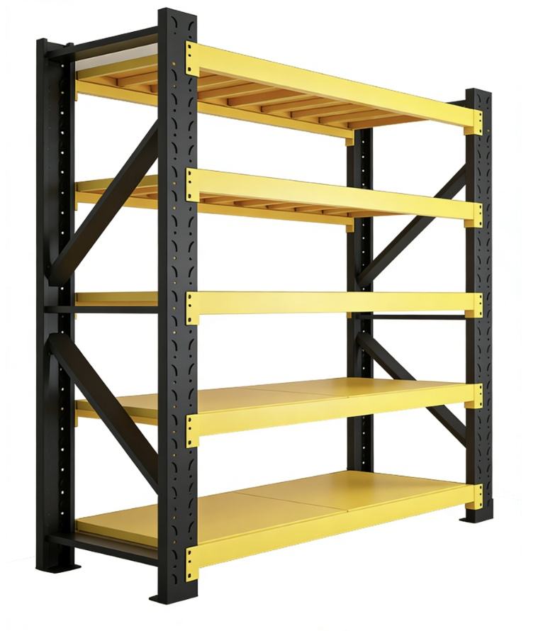 Boltless Adjustable Heavy Duty Load-Bearing 500kg/Layer Steel Racks ...