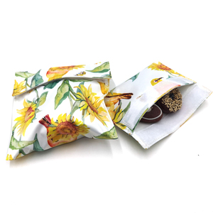 Cotton Bread Storage Bags reusable sandwich bag and snack bag
