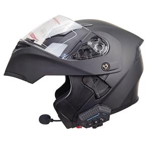 Aprobado por DOT, <span class=keywords><strong>casco</strong></span> <span class=keywords><strong>Modular</strong></span> de dientes azules para Motocross, visera doble, cara completa abatible hacia arriba integrado para adultos, hombres, mujeres, cascos de motocicleta - Product Image 1