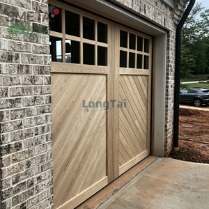 <span class=keywords><strong>Porte</strong></span> <span class=keywords><strong>de</strong></span> <span class=keywords><strong>garage</strong></span> coulissante latérale en bois <span class=keywords><strong>de</strong></span> chêne LONGTAI, style traditionnel, petite sectionnelle 8x7, 9x8, 10x8, grain <span class=keywords><strong>de</strong></span> bois, en vente - Product Image 3