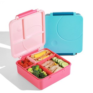 Microwave Silicone Seal Ring Kids Insulated Bento Lunch Box For Kids School Tiffin Lunch Box