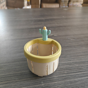Cactus Sink Strainer <b>Basket</b> Green Yellow Anti Clogging Kitchen <b>Drain</b> Filter For Sink - Product Image 3