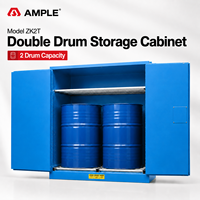 Armoire de stockage de fûts de produits chimiques corrosifs compatible 416L 110 Gallons en acier à double paroi, fournisseur OEM B2B pour l'approvisionnement de projets industriels