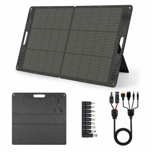 Panneau solaire monocristallin portable et pliable 60W, flexible, idéal pour une utilisation domestique en situation d'urgence - Vente flash - Product Image 2