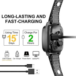 Venta al por mayor nueva pantalla a color mejorada sin control de ladridos <span class=keywords><strong>collar</strong></span> de ladridos de perro