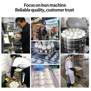 Automatische Knödel maschine Kleine gedämpfte gefüllte Baozi Momo-Maschine