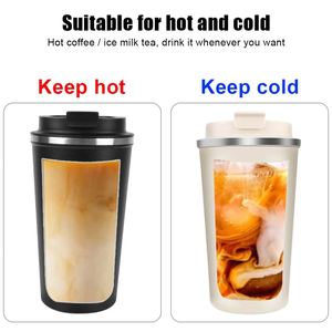 CORFEE Stainless Steel Vacuum Tumbler 12oz With Flip Lid Thermal Insulation Travel Cup Minimalist Design Multiple Colors - Product Image 5