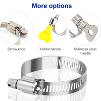 Barre de bande de V-G-F personnalisée Mini collier de serrage réglable Collier de serrage horizontal zingué Fil fixe Boulons en laiton de verre Acier inoxydable