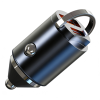Mini Schnellladegerät 20W PD Auto-Ladegerät QC 3.0 Dual-Port Schnellaufladung USB-A Typ-C Auto-Ladegerät für Handy Tablet Kamera