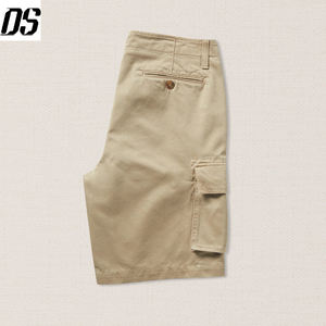 <span class=keywords><strong>Pantaloncini</strong></span> Bermuda Personalizzati DS Factory in Cotone <span class=keywords><strong>Beige</strong></span> con Tasche, Shorts Estivi da <span class=keywords><strong>Uomo</strong></span>, Chinos in Twill di Cotone Comodi - Product Image 4