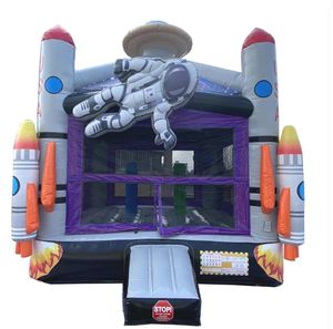Macaron couleur enfants dernier extérieur lune Air sortie dans l'espace <span class=keywords><strong>ballon</strong></span> modèle gonflable saut rebond maison publicité gonflables - Product Image 1