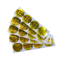 Stiker Segel Hologram Anti Pemalsuan PET untuk Kotak Retail, Stiker Garansi Kustom Grosir, Segel Anti Rusak