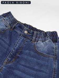 Jean en denim ample et respirant pour femme, coupe décontractée, bleu pierre délavé, écologique et tendance - Product Image 4