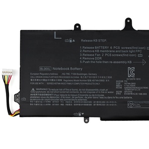 Batterie d'ordinateur portable 42WH <span class=keywords><strong>BL06XL</strong></span> pour HP EliteBook Folio 1040 G1 G2 G3, livraison directe d'usine - Product Image 2