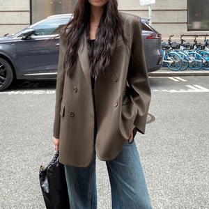 Giacca <span class=keywords><strong>in</strong></span> <span class=keywords><strong>Pelle</strong></span> PU da <span class=keywords><strong>Donna</strong></span> di Design, Monopetto, Stile Streetwear di Alta Gamma, Casual Elegante, <span class=keywords><strong>Nera</strong></span>, Moda - Product Image 3