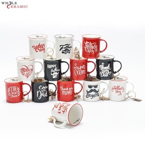 Tazas de Cerámica Personalizadas al por Mayor para el Día de la Madre y el Día <span class=keywords><strong>del</strong></span> <span class=keywords><strong>Padre</strong></span>, para Agua, Café o Té, en Varias Formas y Diseños para el Día de los Padres - Product Image 4