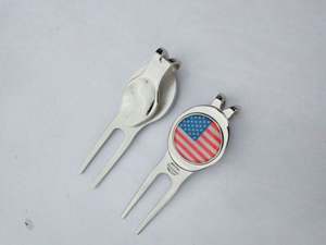 Fourche à balle multifonctionnelle en métal vert, aimant pour tondeuse à gazon en alliage de zinc, accessoires standard pour terrains de golf - Product Image 6