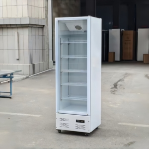 Enfriador de Aire para Tiendas de Conveniencia, Enfriador Vertical de Bebidas para Supermercados, Refrigerador Comercial con Puerta de Vidrio y Control LED - Product Image 6