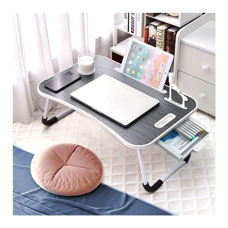 Bureau d'ordinateur pliable Table de conception colorée Table simple pliante Bureau d'étude moderne Table d'ordinateur portable pour le bureau à domicile