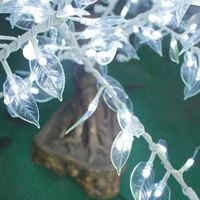 5ft Glasfaser stamm großer LED grüner Ahorn baum
