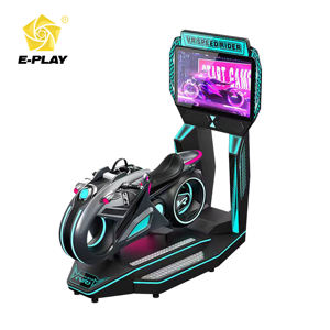 เครื่องจำลอง VR สำหรับ9D ในร่มมอเตอร์จักรยานสีขาวเกมอาเขตพร้อมมอเตอร์360 VR ทำจากไฟเบอร์กลาสและโลหะ - Product Image 5