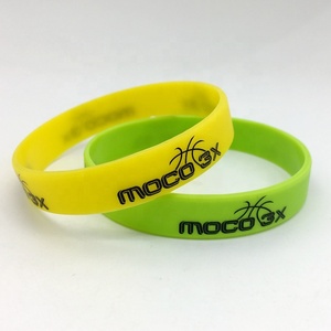 Hot Selling Sport Event Party Rubber Wristbands Glow in Dark Silicone <strong>Bracelets</strong> for Concert Customized Printed Rubber Wrist Band - Product Image 3