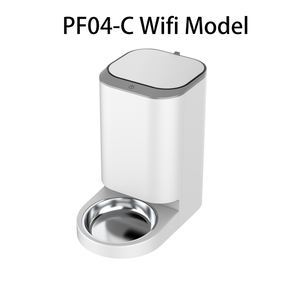 4L Tuya Smart Dog Cat Pet Feeder Otomatis Wifi Kontrol Jarak Jauh Aplikasi Seluler Ramah Lingkungan Mangkuk Bahan Plastik - Product Image 3